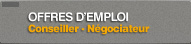 offres emploie negociateur immobilier